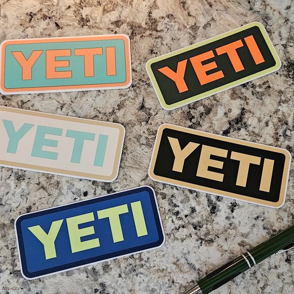 Yeti Other - Yeti Stickers 5 total NEW